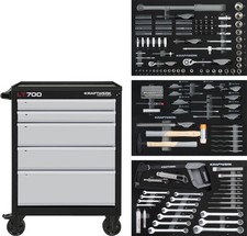 Kraftwerk LT LINE servante d'atelier LT700, 5 tiroirs, 259 pcs.