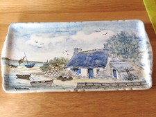 YOUEN, plat a cake signé