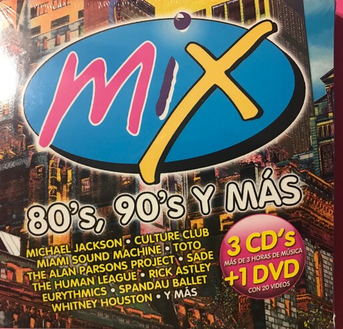 3cd dvd 80s 90s mix - dvd, me
