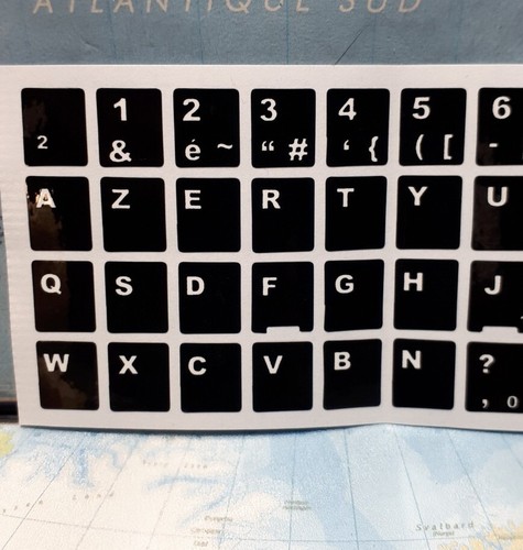 Sticker autocollant azerty - autocollant,