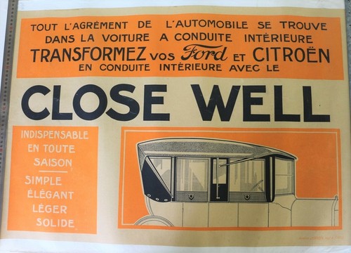 Affiche ancienne citroen - affiche, &
