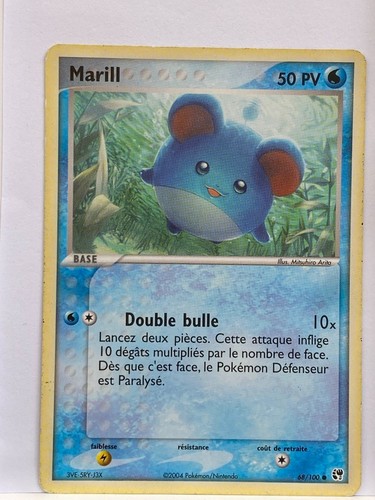 Marill 100 tempête de - 68/100, ex