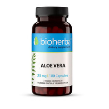 Aloe Vera - pour la constipation et la désintoxication, Bioherba, 25 mg,...
