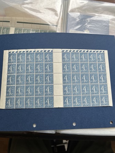 France 205 1f bleu - france,