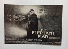 carte postale cinéma The Elephant Man David Lynch Anthony Hopkins John Hurt