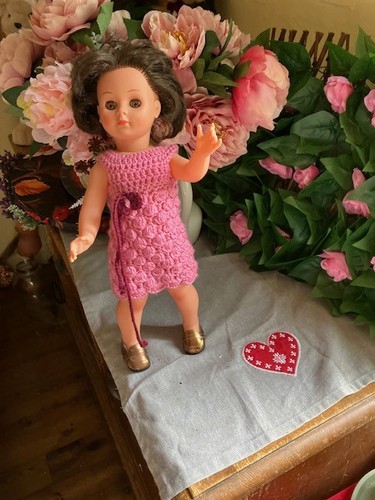 Robe rose tricote - rose,