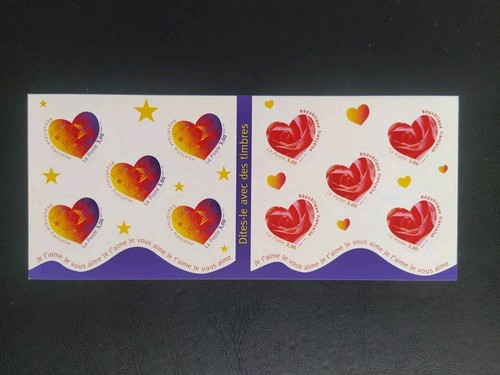 Carnet timbres cœur - carnet,