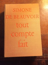 Simone de Beauvoir. Tout compte fait. Edition limitée exemplaire numéro 7738.