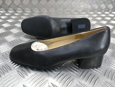 Femmes Filles Fenella Cuir Moyen Bloc Talon Escarpins Bureau Work Footlites Neuf