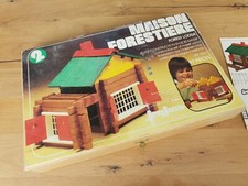 VINTAGE Jouet en bois Maison Forestière  JEUJURA