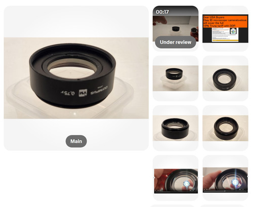 Olympus 75x stereo - vm, 0.75x
