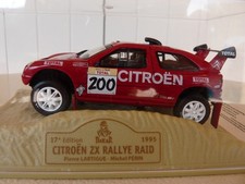 CITROEN ZX RALLYE RAID  N° 200 gagnante du DAKAR 1995 de marque NOREV au 1/43