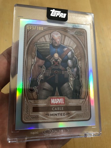 Topps chrome marvel - chrome, mint