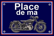 plaque " PLACE DE MA TERROT 350 HCTL   "  