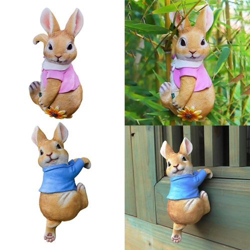 Lapin ornements jardin statue - ornements,