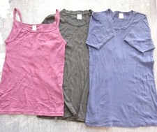 lot vêtements fille 16 ans 3 T-shirts nuit ou sous vêtement hiver Petit Bateau