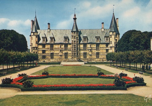 Ancienne carte postale - postale, nevers