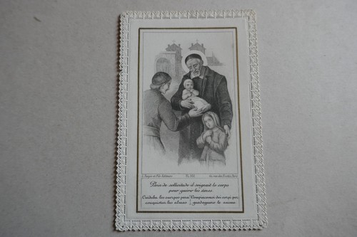 Canivet ancien image pieuse - canivet,