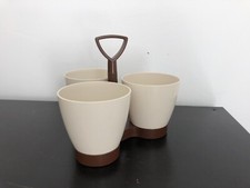 serviteur apéritif tupperware vintage présentoir apéro années 60 70s design