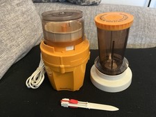 Petit hachoir électrique vintage MOULINEX Orange Type 302 Code 201