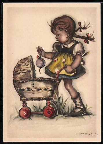 Carte postale artiste hilla - postale, d'artiste