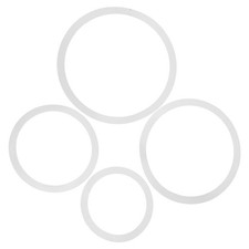  4 Pcs Anneau De Caisse Claire