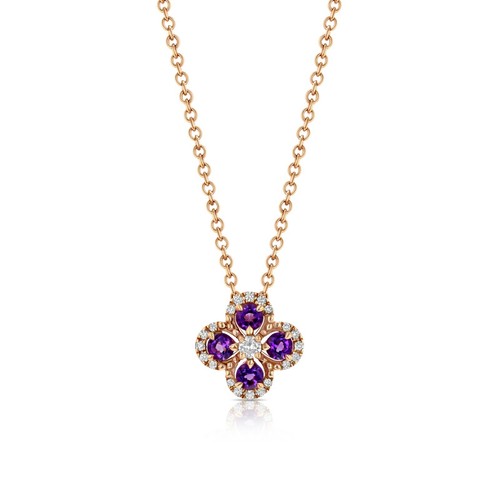 Améthyste violet diamant - améthyste,