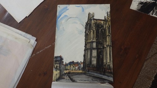 1925 cathedrale reims - 1925.cathedrale, de