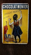 PLAQUE METAL CHOCOLAT