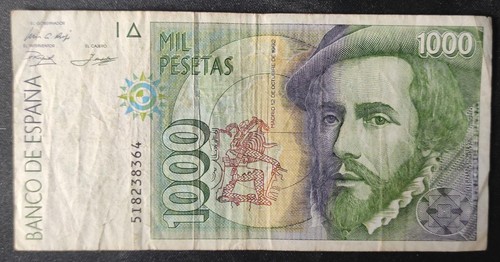 Espagne billet 1000 pesetas - de,