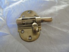 Verrou loquet targette en laiton. Serrurerie