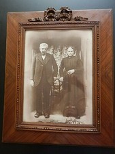 Ancien cadre bois chêne - cadre,