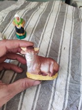 Exceptionnel lot de 4 santons