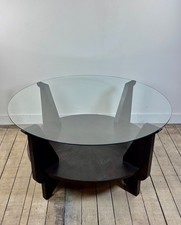 Table basse Art Déco en acajou 1930