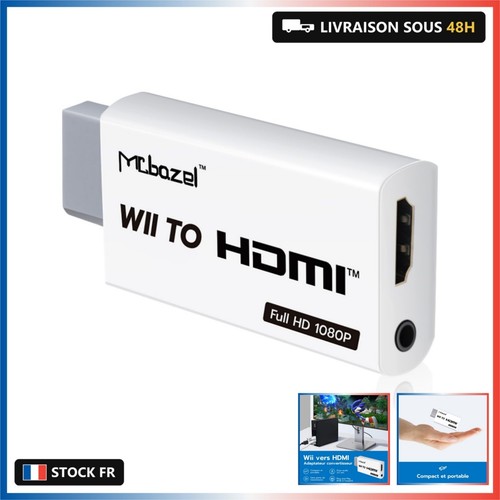 Mcbazel adaptateur wii hdmi - wii,