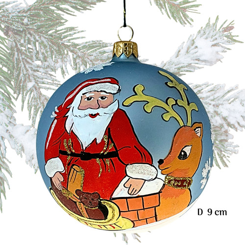 Boule noël verre soufflé - noël,