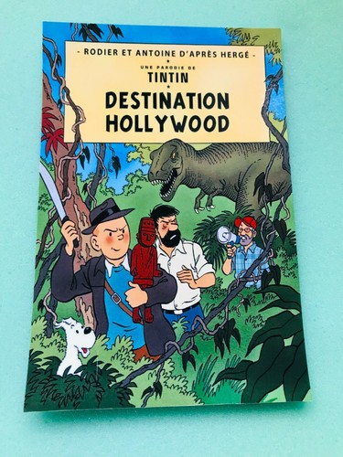 Carte postale 15x10 tintin - carte,