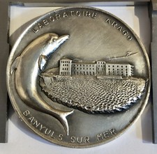 MÉDAILLE EN ARGENT SILVER MEDAL ART POIDS 119,8 g 