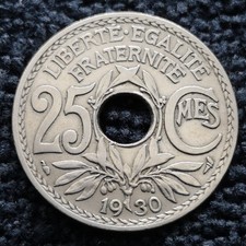 France – 1930 – 25 centimes Lindauer non souligné (N1042) TTB