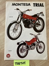 Montesa moto trial cota 348 25 125 49 247 74 prospectus ancien catalogue