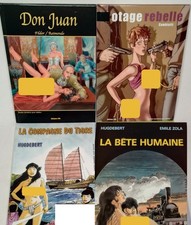Lot 4 BD cartonnées érotiques – Zola, Hugdebert, Fildor, Raimondo, Cambiotti