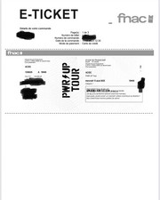 Places de concert ACDC en pelouse OR donc près de la scène 13 août Prix unitaire