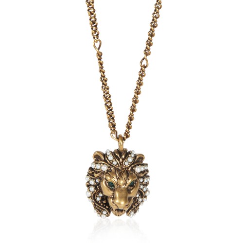 Gucci pendentif tête lion - pendentif,