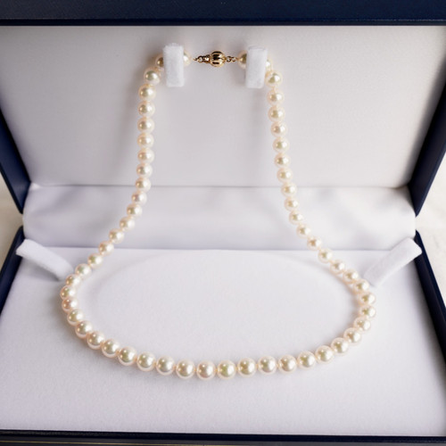 Collier rond perles akoya - collier,