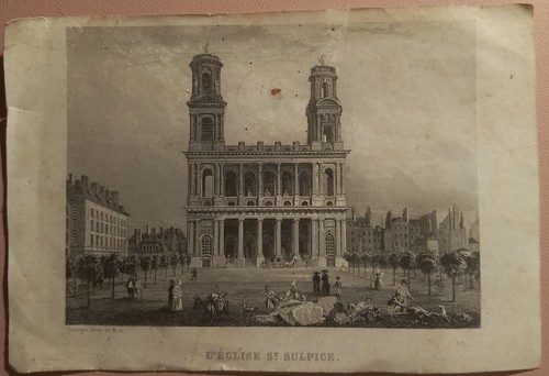 Gravure ancienne xixe - gravure,