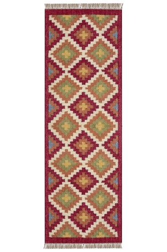 Tapis laine jute tissé à - tapis, en