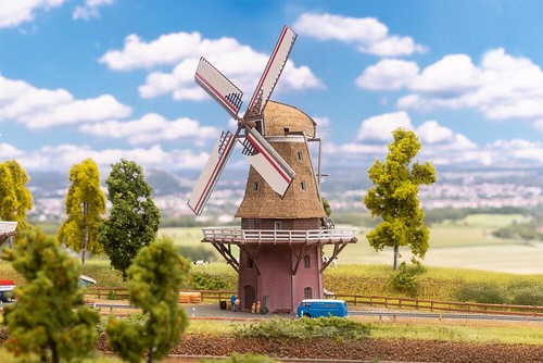 Moulin vent faller - faller, échelle