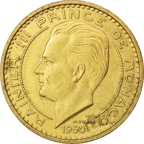 Monnaie monaco 50 - 50, francs