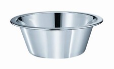 Bassine Conique - Design Professionnel en Inox 18/10 avec Bord Verseur - Pour...