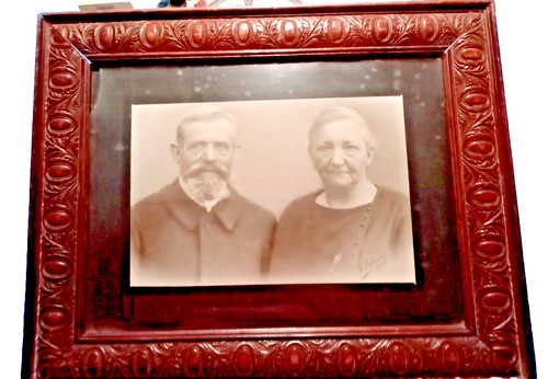 Ancien tableau photo 1927 avec - photo,